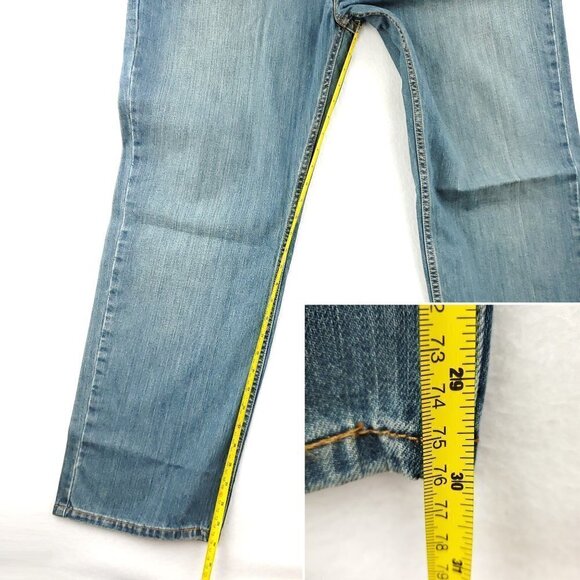 Levi's 559 Relaxed Straight Jeans 100% Cotton Medium Wash Men's 42x30 NWT - Picture 6 of 11